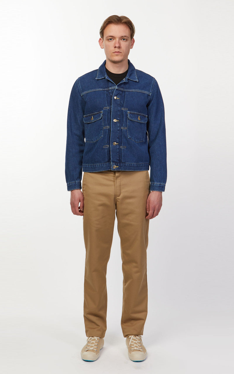 Edwin E-Classic Jacket Joaquin Blue Denim Blue Mid Wash