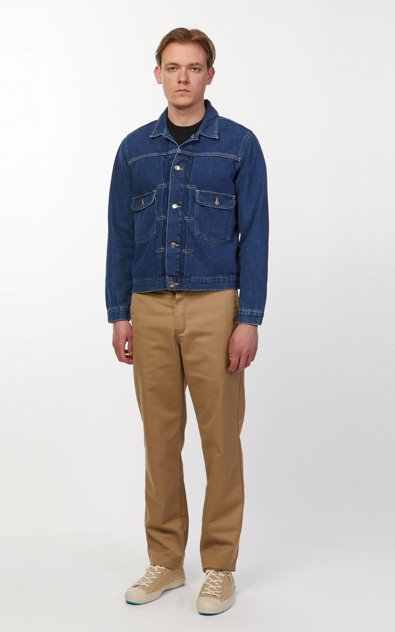 Edwin E-Classic Jacket Joaquin Blue Denim Blue Mid Wash