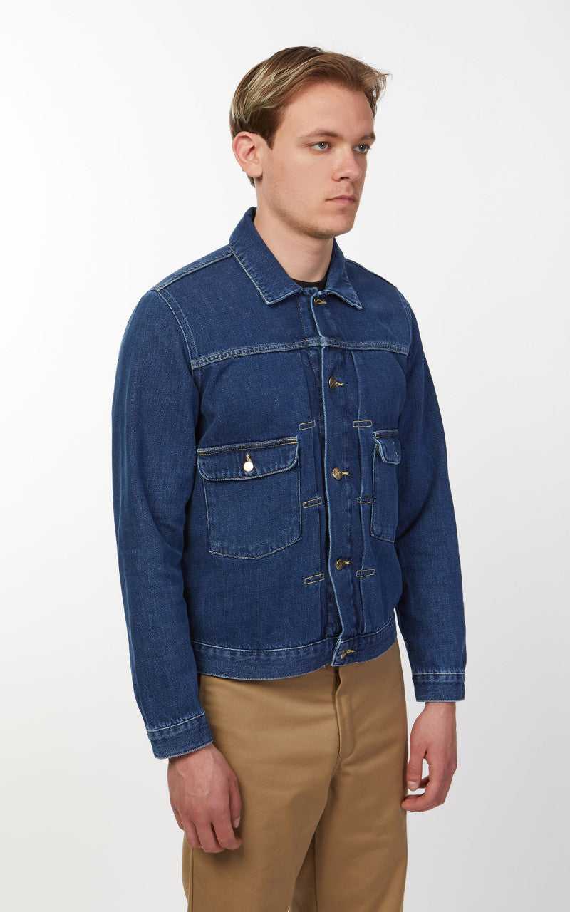 Edwin E-Classic Jacket Joaquin Blue Denim Blue Mid Wash