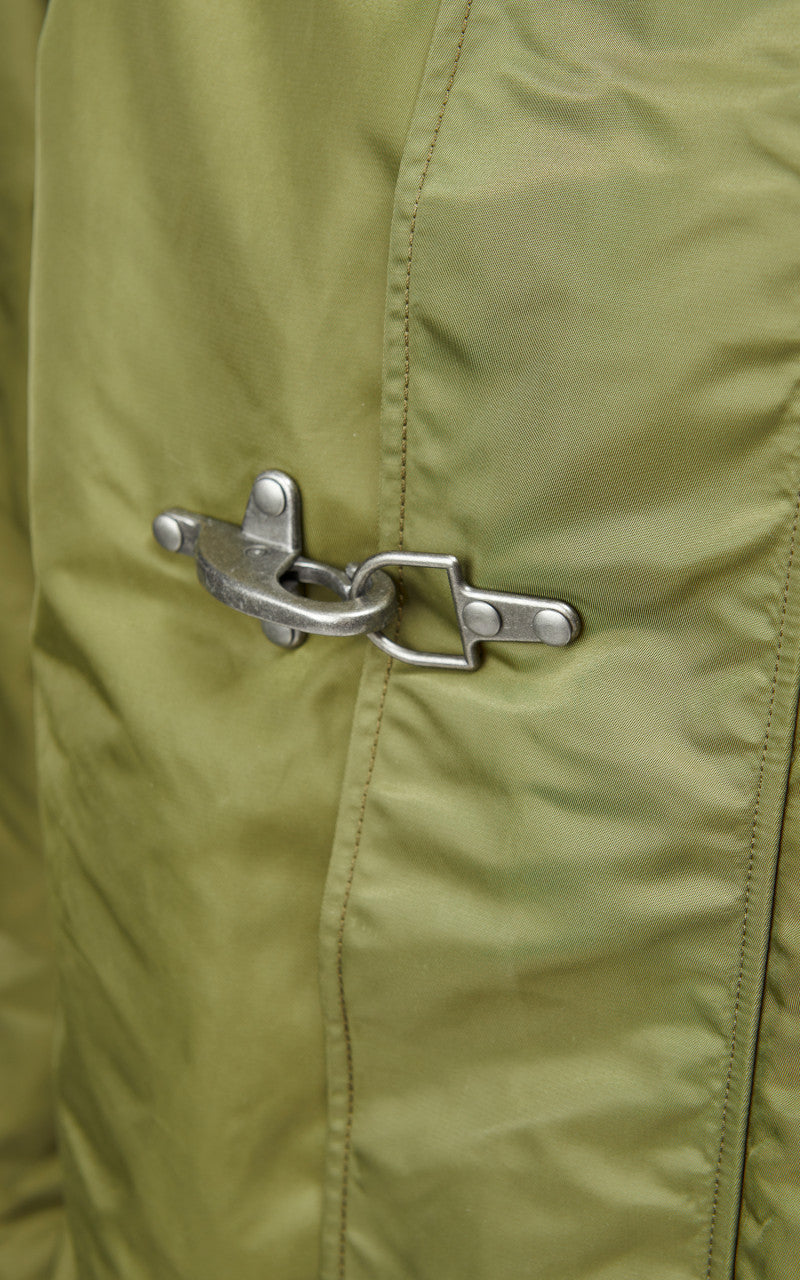 Engineered Garments Deck Jacket Flight Satin Nylon Olive