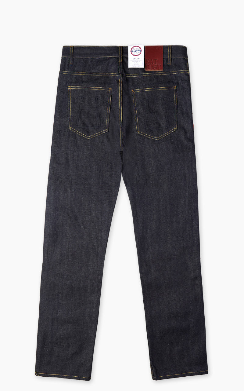 Eat Dust Fit 76 Regular Straight Selvedge Denim Indigo Blue 13oz