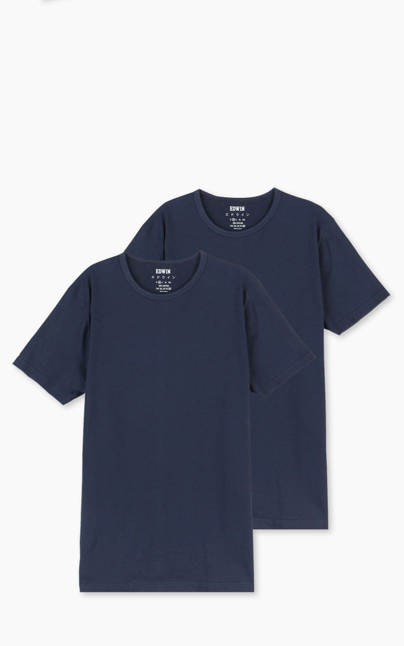Edwin 2-Pack Tee Navy