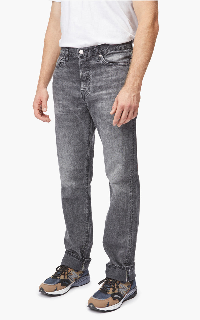 Edwin Loose Straight "Made in Japan" Kaihara Purple White Selvage Black Light Wash