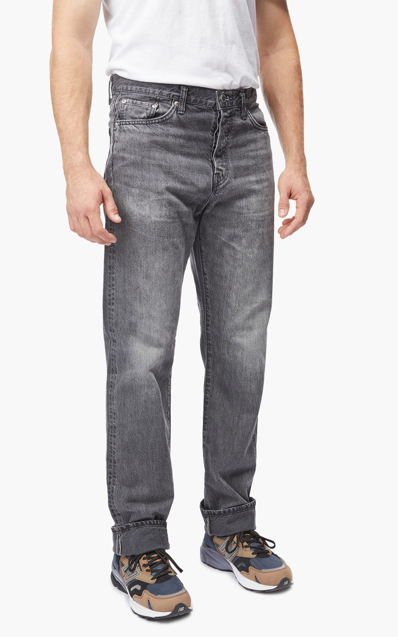 Edwin Loose Straight "Made in Japan" Kaihara Purple White Selvage Black Light Wash