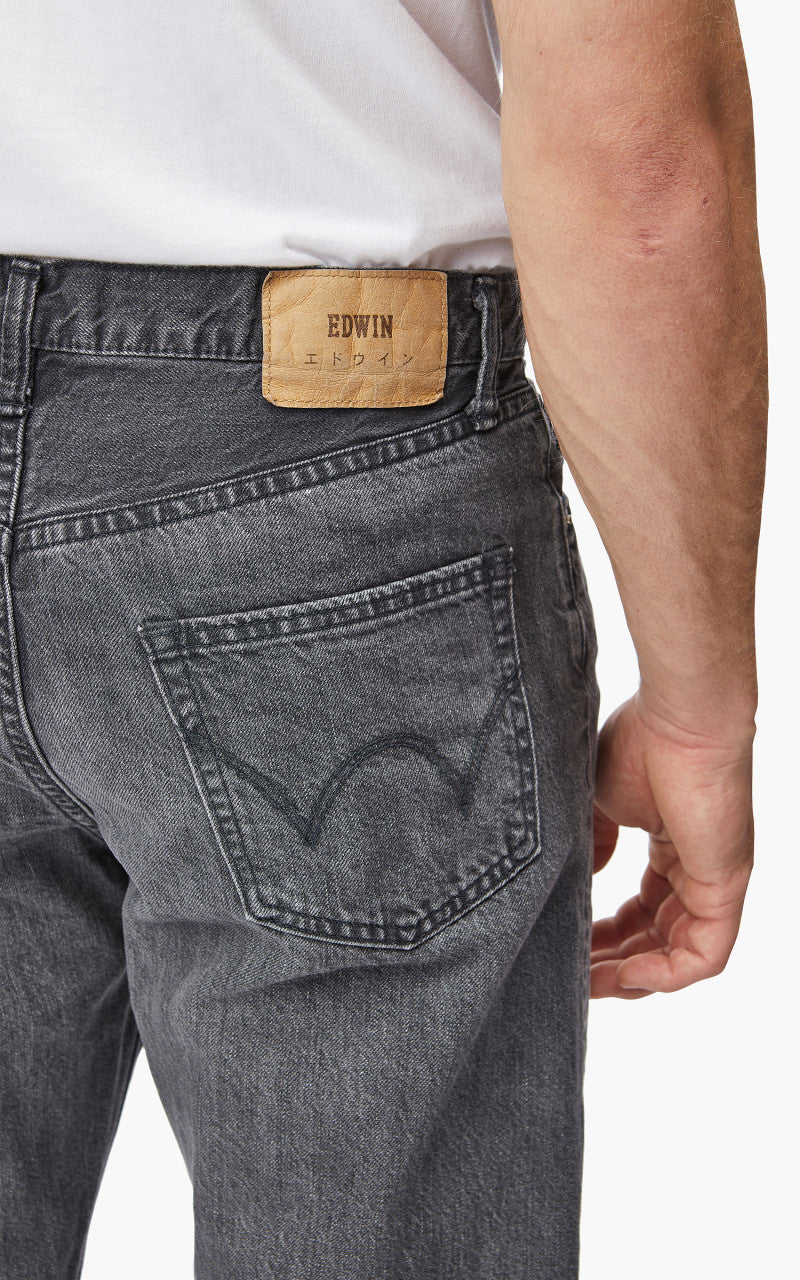 Edwin Loose Straight "Made in Japan" Kaihara Purple White Selvage Black Light Wash