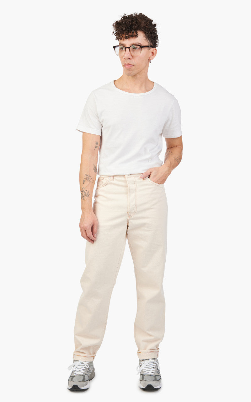 Edwin Loose Tapered Kaihara Natural Red Selvage Denim 13oz