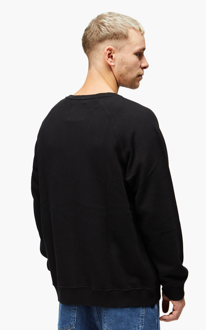 Edwin Mood Sweat Heavy Felpa Black