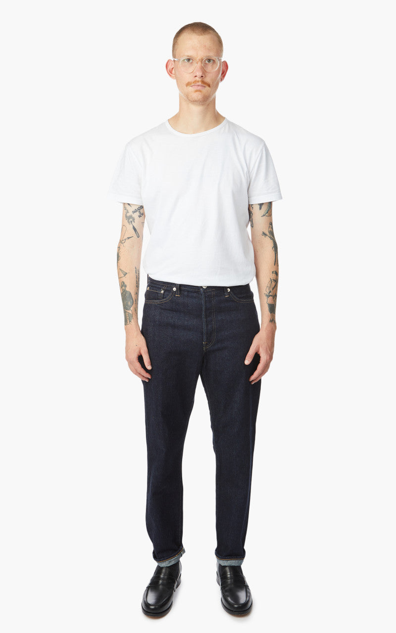 Edwin Loose Tapered "Made in Japan" 14oz Kurabo Red Selvage Denim Blue Rinsed