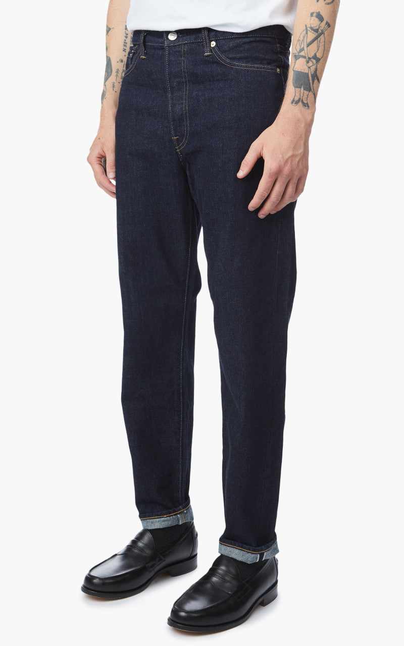Edwin Loose Tapered "Made in Japan" 14oz Kurabo Red Selvage Denim Blue Rinsed