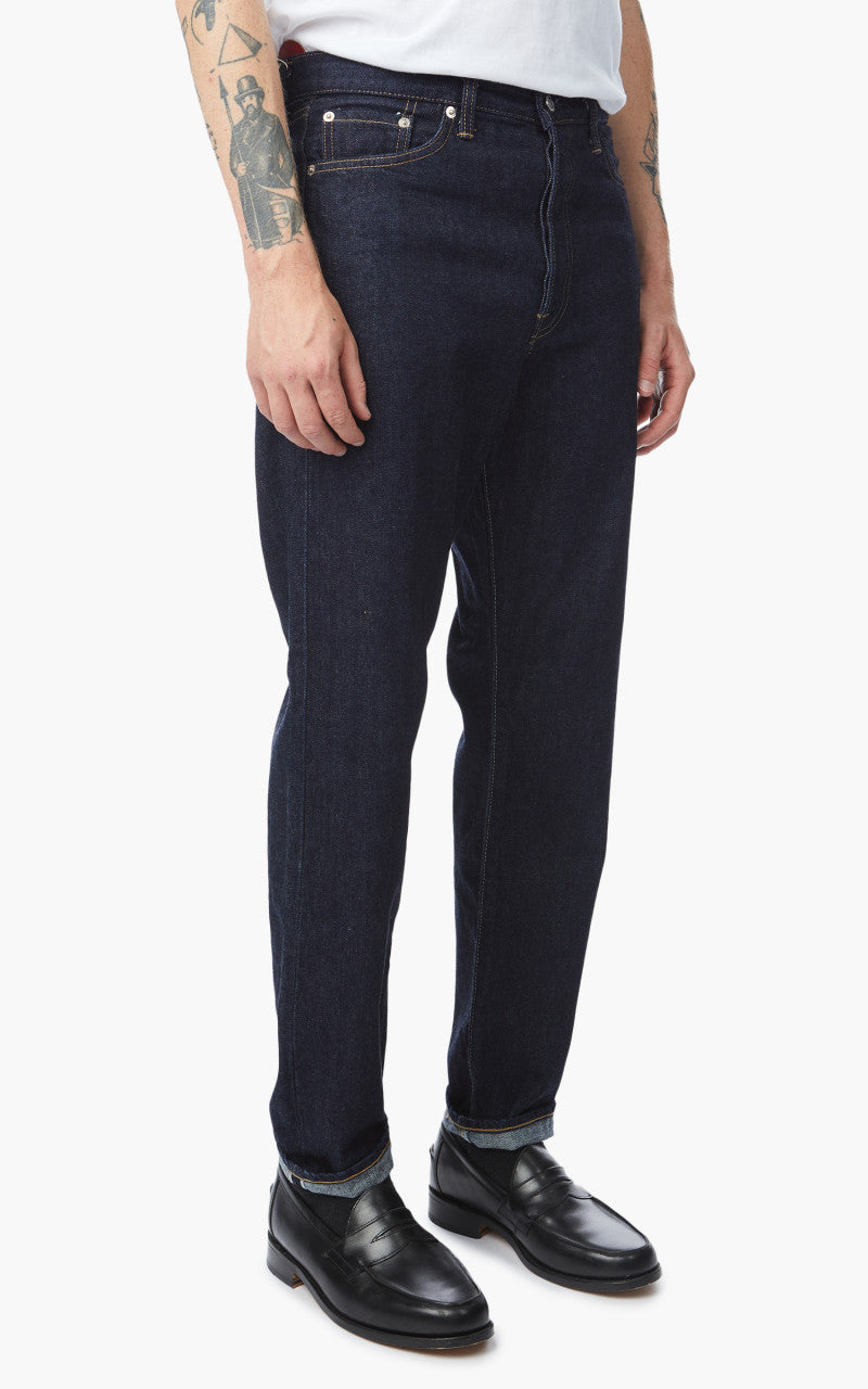Edwin Loose Tapered "Made in Japan" 14oz Kurabo Red Selvage Denim Blue Rinsed