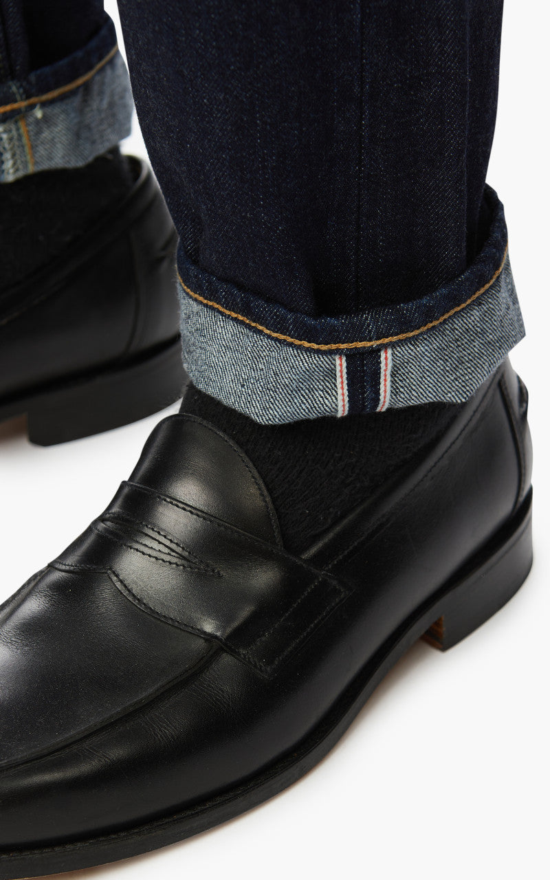 Edwin Loose Tapered "Made in Japan" 14oz Kurabo Red Selvage Denim Blue Rinsed