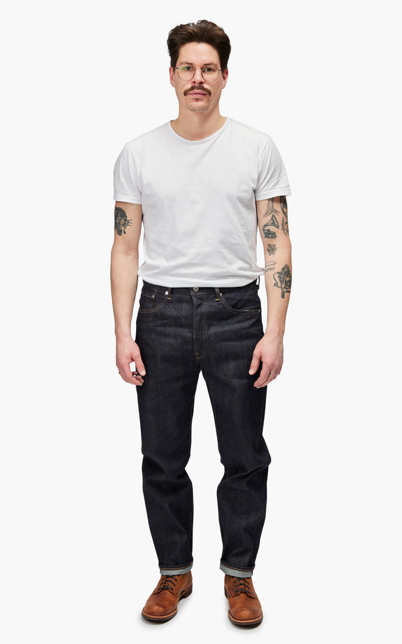 Edwin Loose Tapered "Made in Japan" 14oz Kurabo Red Selvage Denim Indigo Unwashed