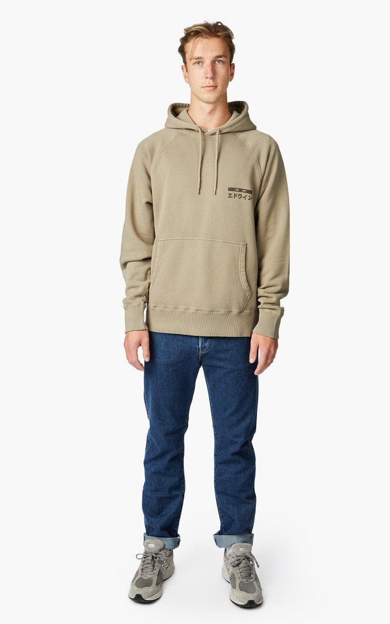 Edwin Hanadorobo V Hoodie Sweat Heavy Felpa Aloe