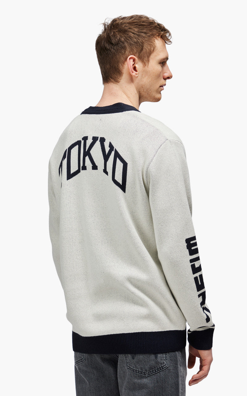 Edwin Shogi Cardigan Off White