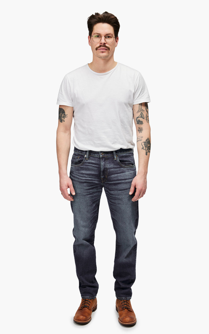 Edwin Regular Tapered "Made in Japan" Kaihara Pure Indigo Stretch Denim 13oz Blue Dark Used