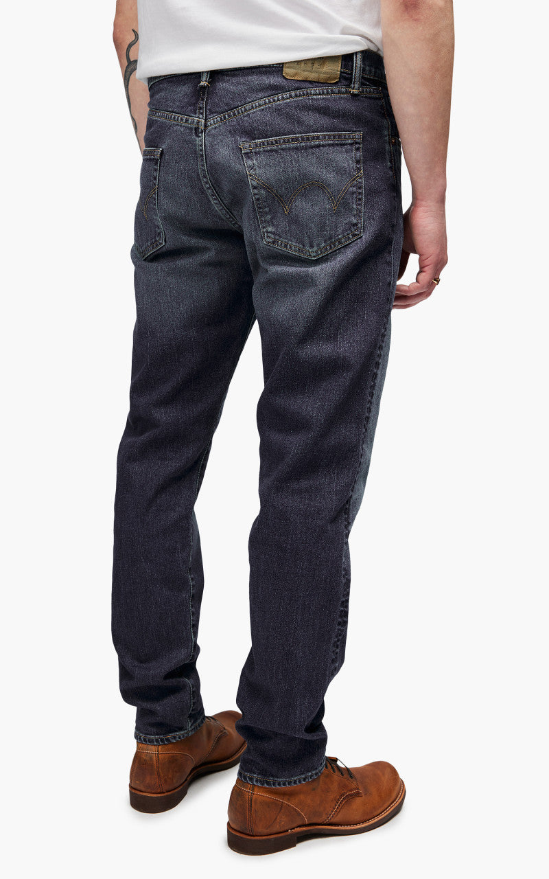 Edwin Regular Tapered "Made in Japan" Kaihara Pure Indigo Stretch Denim 13oz Blue Dark Used