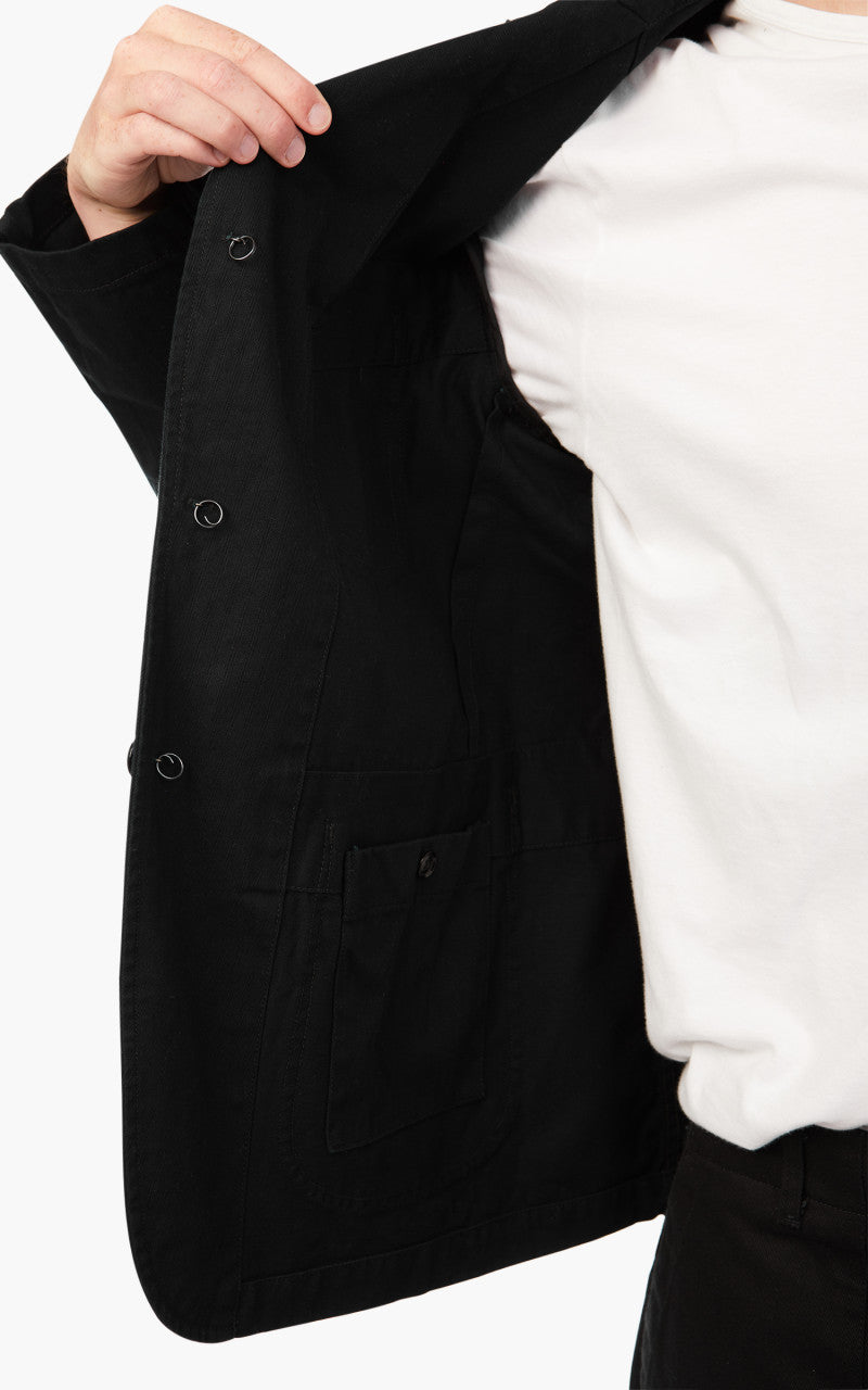 Engineered Garments Bedford Jacket Cotton Herringbone Twill Black