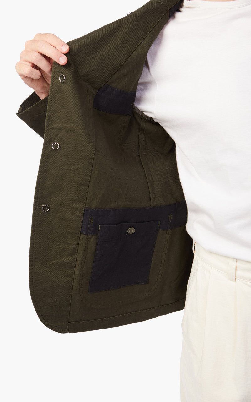 Engineered Garments Bedford Jacket Cotton Heavy Twill Olive