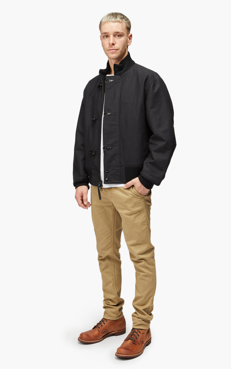 Engineered Garments Deck Jacket Cotton Double Cloth Black