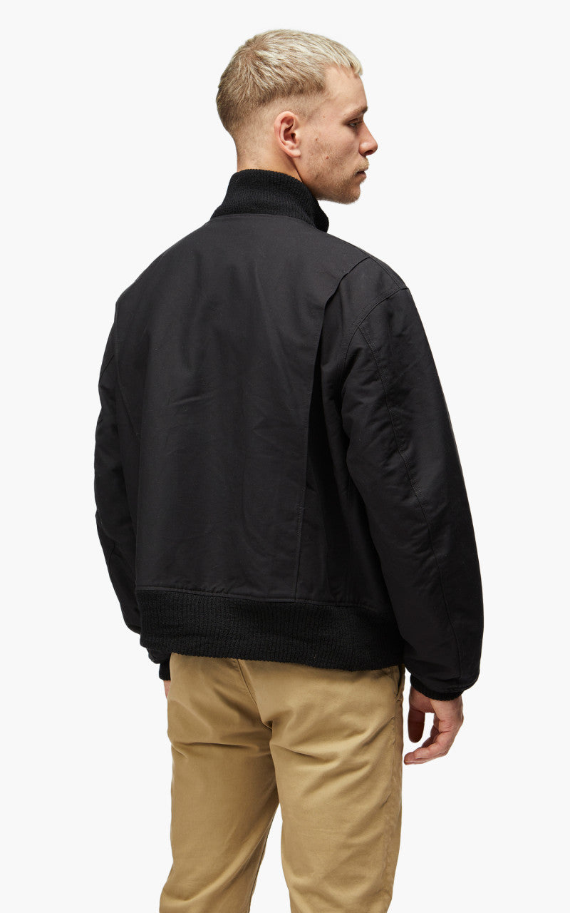 Engineered Garments Deck Jacket Cotton Double Cloth Black