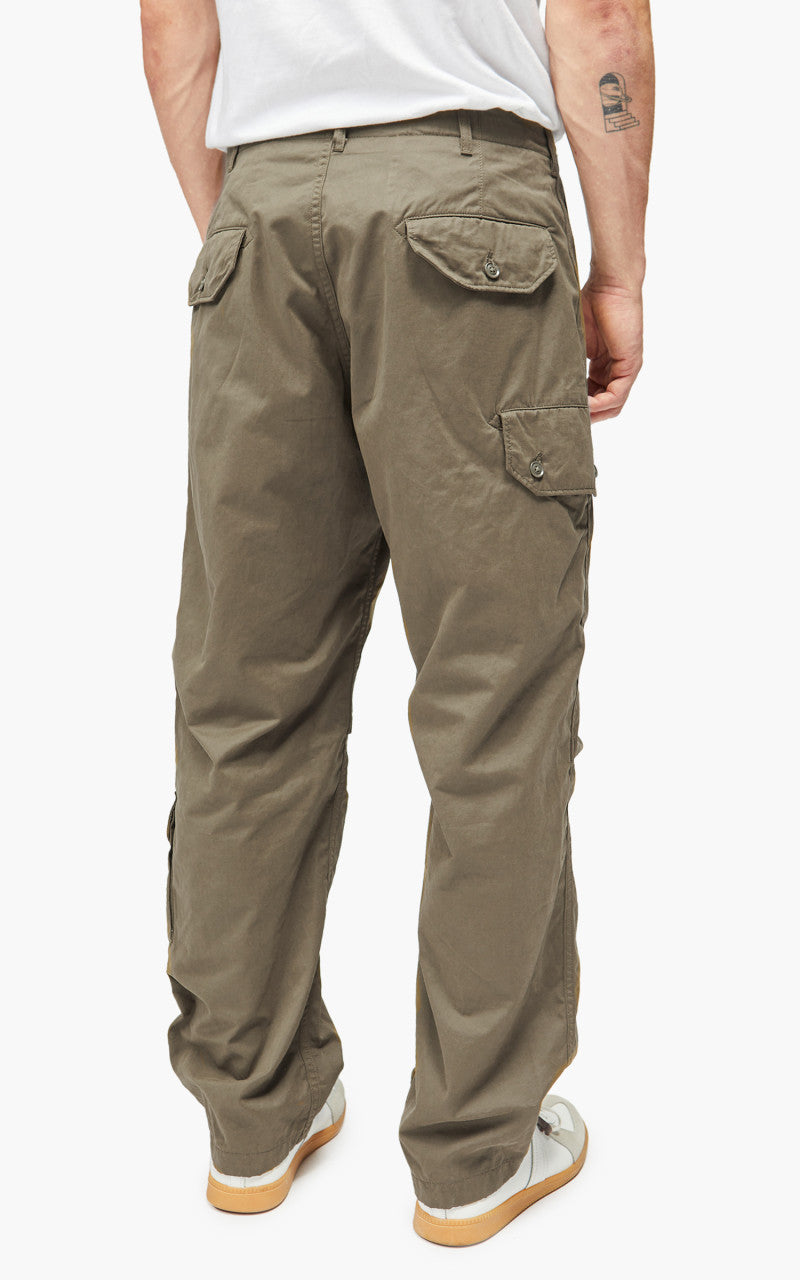 Engineered Garments Flight Pant PC Coated Cloth Olive