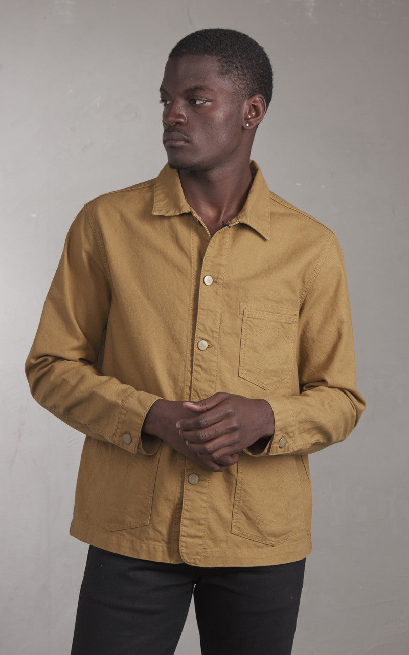 Eat Dust Chore Jacket Garage Cotton Sand