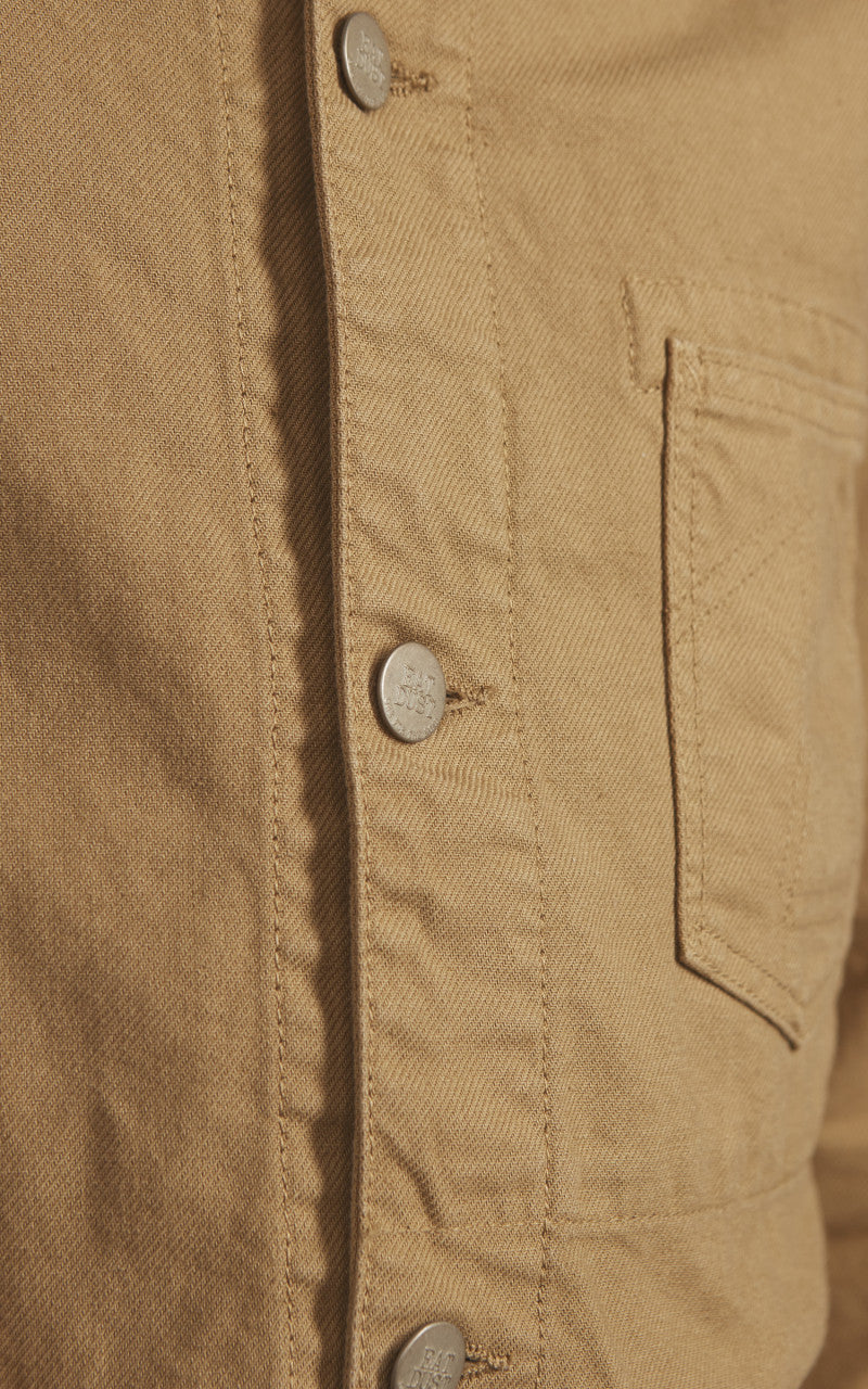 Eat Dust Chore Jacket Garage Cotton Sand
