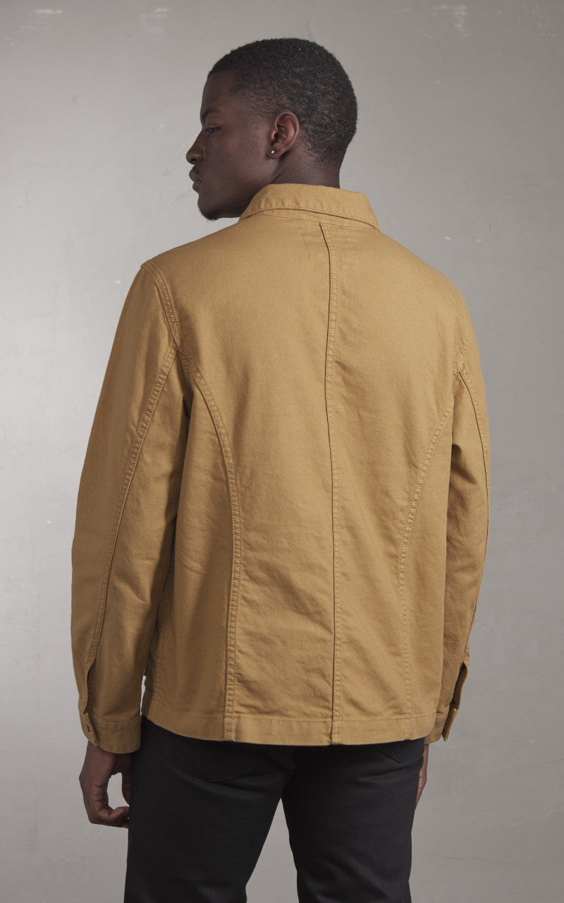 Eat Dust Chore Jacket Garage Cotton Sand