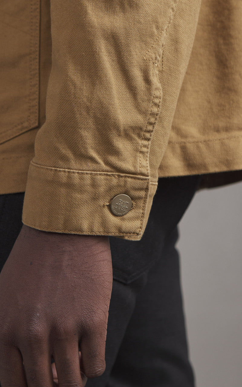 Eat Dust Chore Jacket Garage Cotton Sand