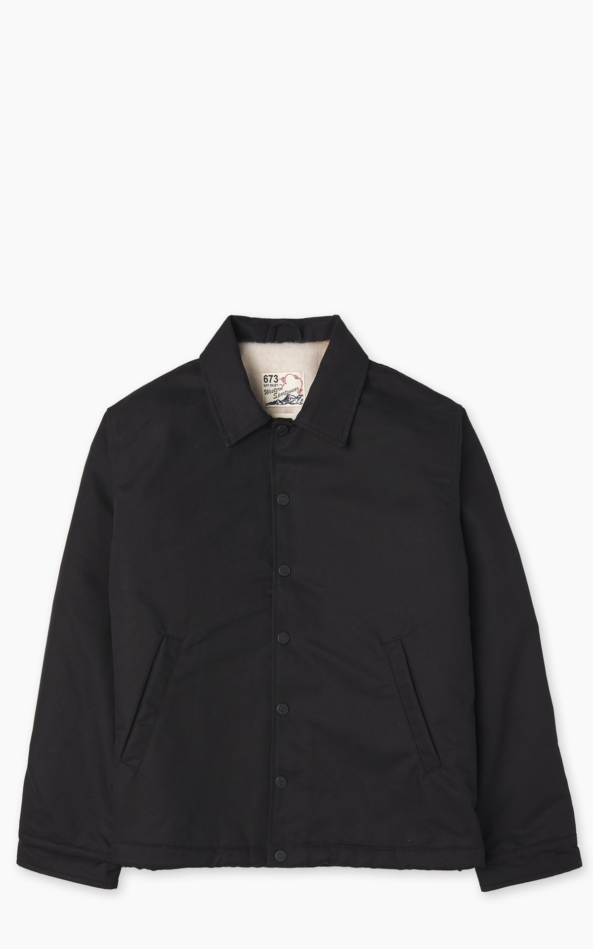 Eat Dust Dago Jacket Nebraska Cotton Black