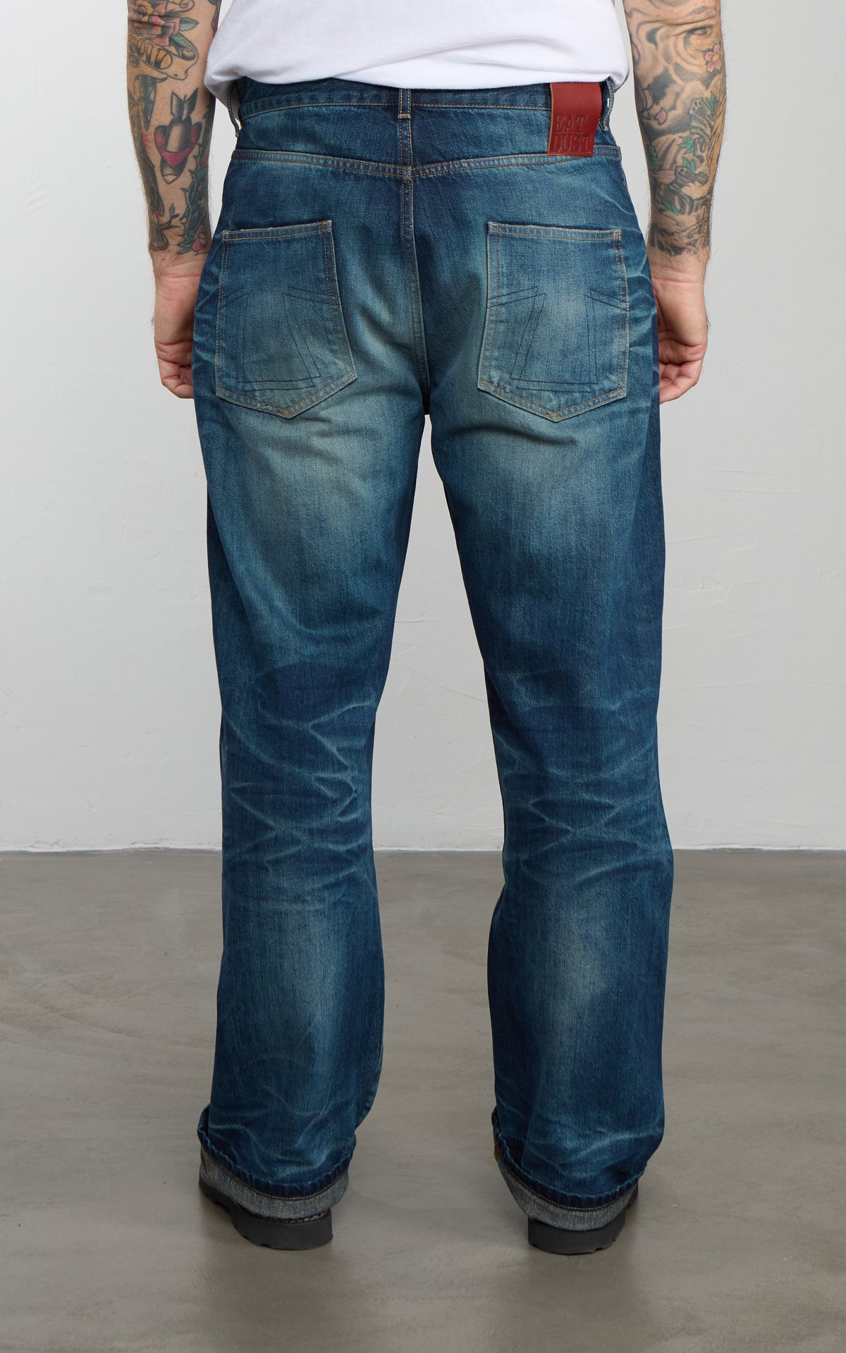 Eat Dust Fit 36 EL Heavy Selvedge Denim Indigo Vintage Wash