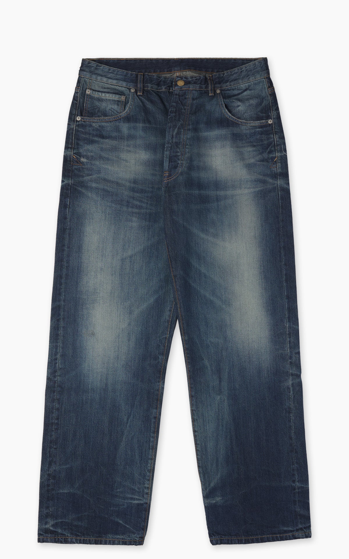 Eat Dust Fit 36 EL Heavy Selvedge Denim Indigo Vintage Wash