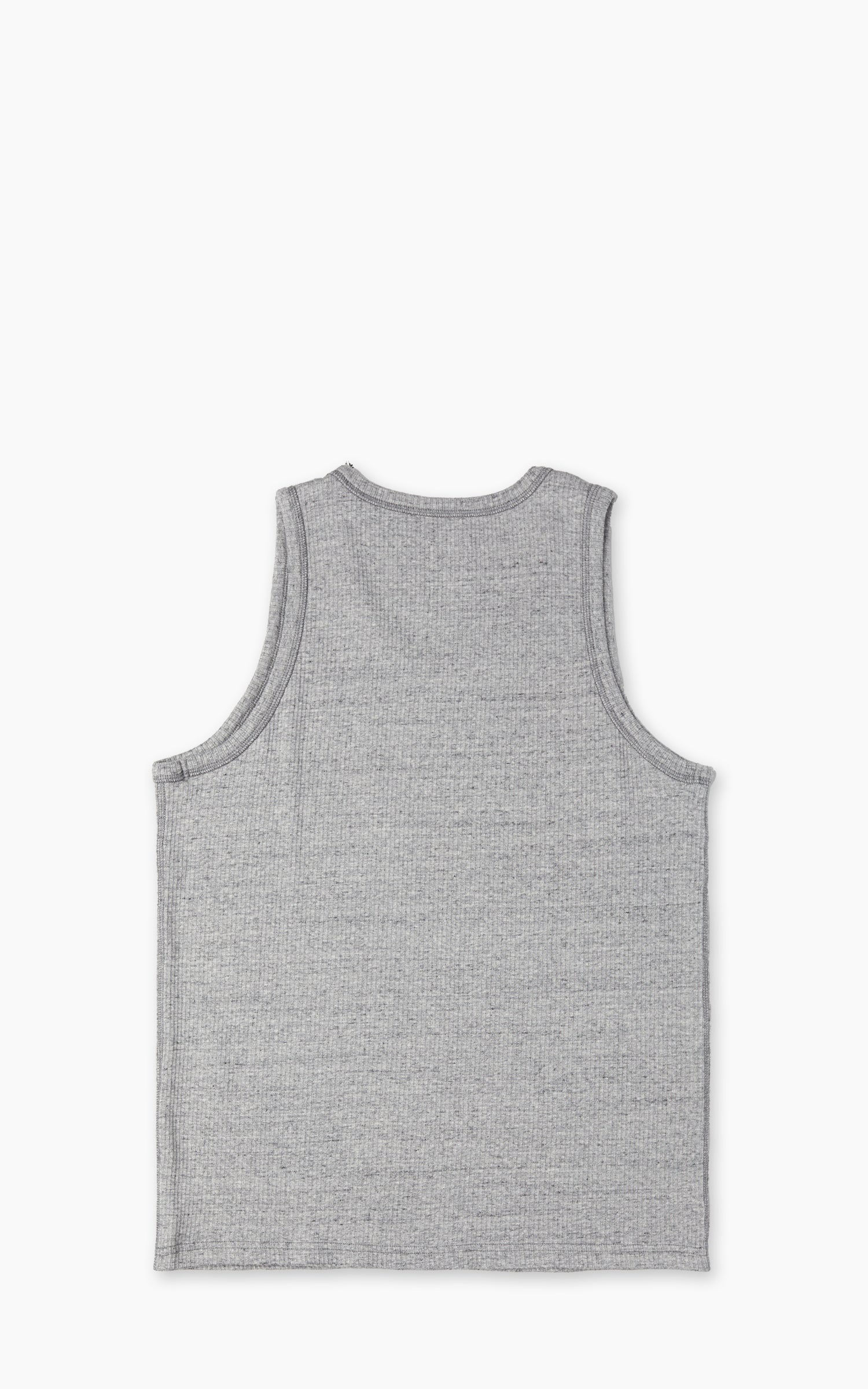 Eat Dust Tank Top Military Rib Grey Melange