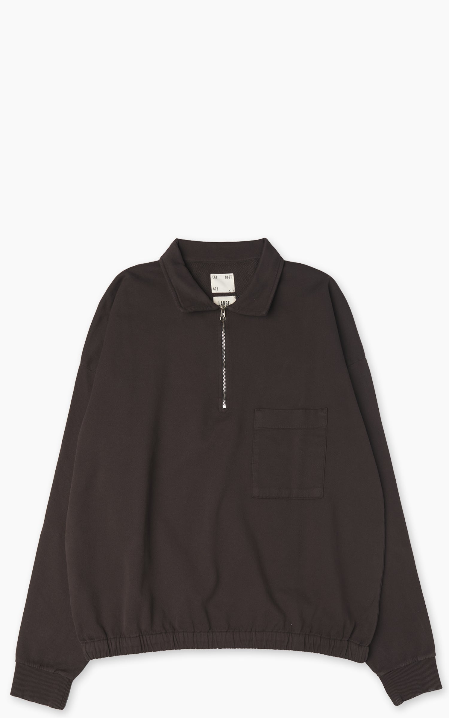 Eat Dust Nevada Sweater Twill Jersey Coffee Brown