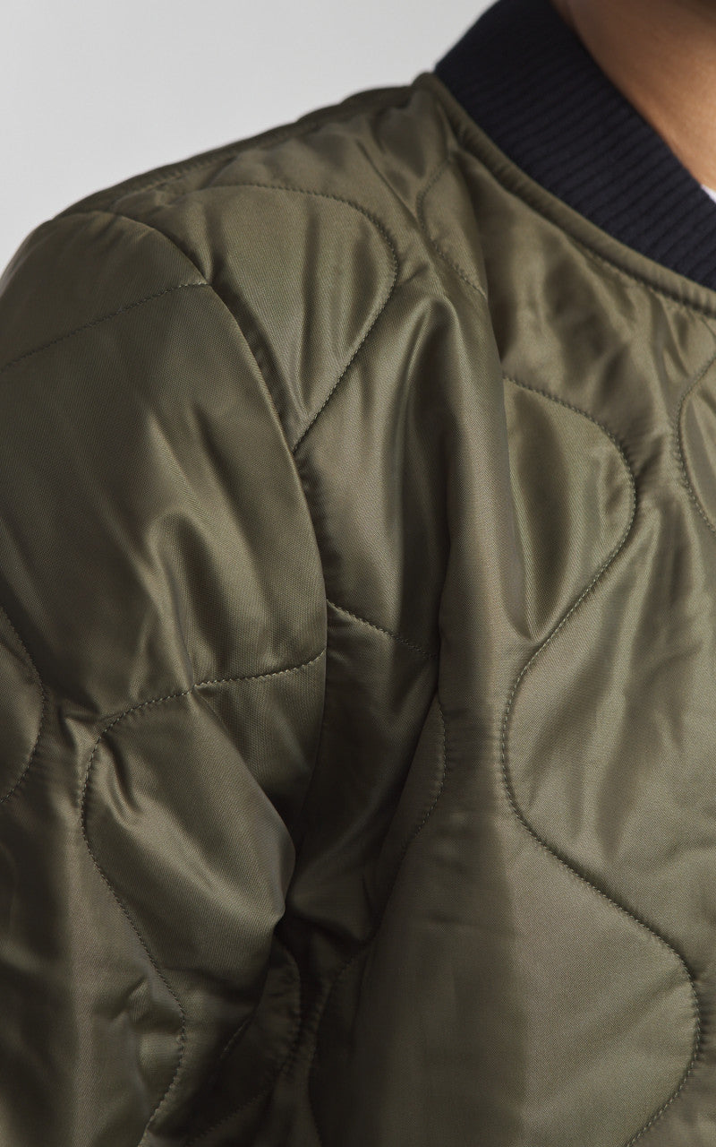 Eat Dust Type 2 Frostbite Quilted Nylon Jacket Khaki