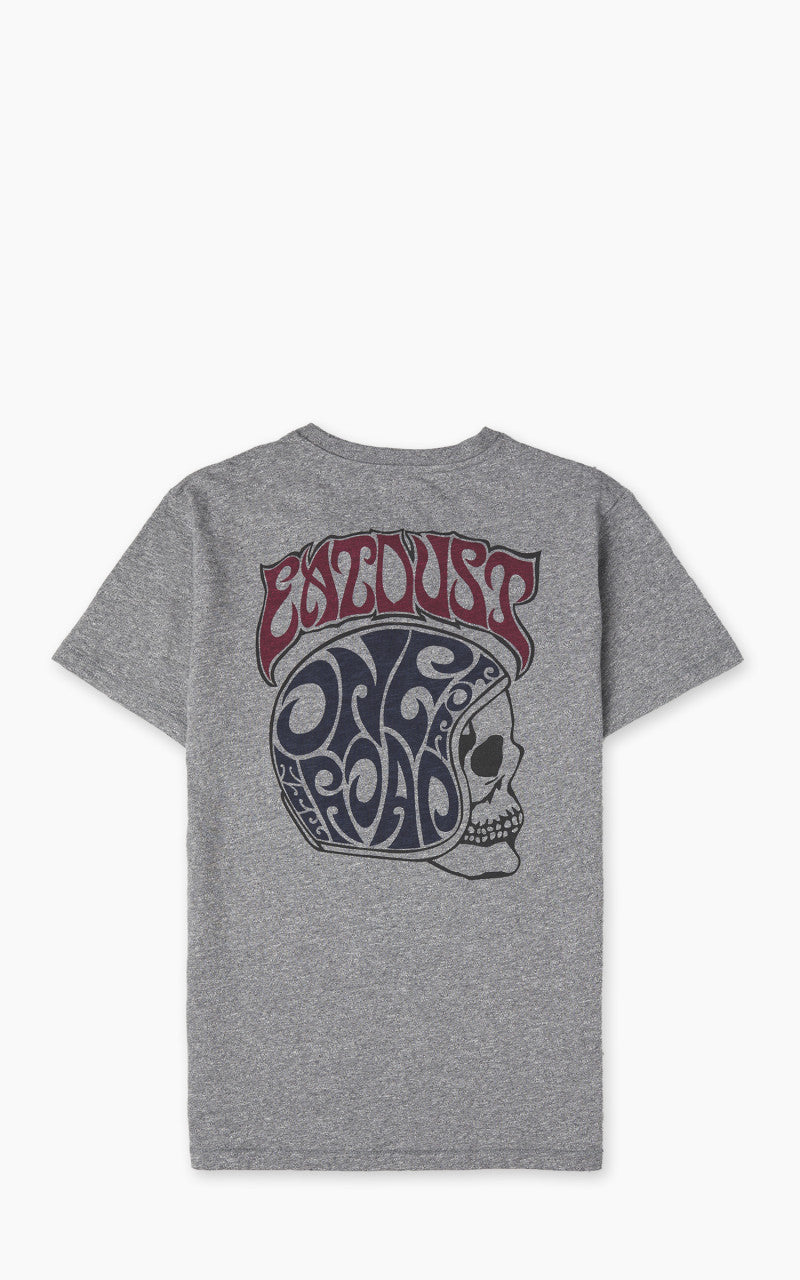 Eat Dust Skull Core T-Shirt Grey Melange