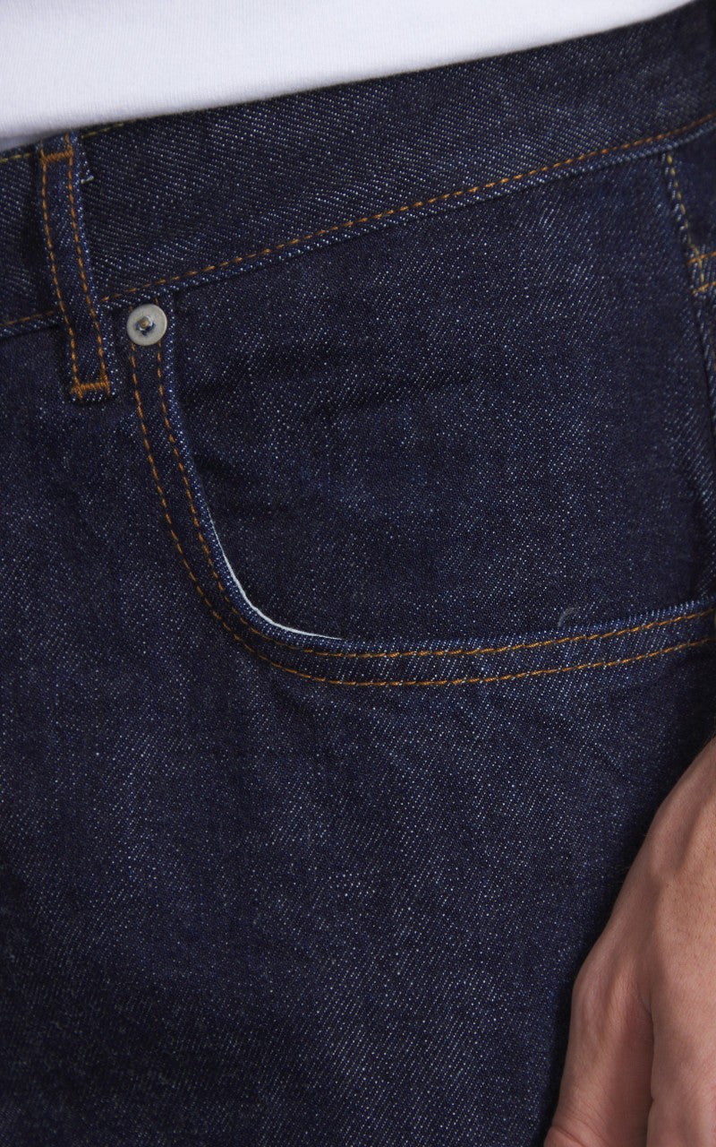 Eat Dust Fit 36 Loose Oversized Heavy Selvedge Denim Indigo Blue 14oz