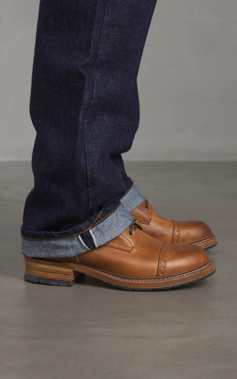 Eat Dust Fit 36 Loose Oversized Heavy Selvedge Denim Indigo Blue 14oz