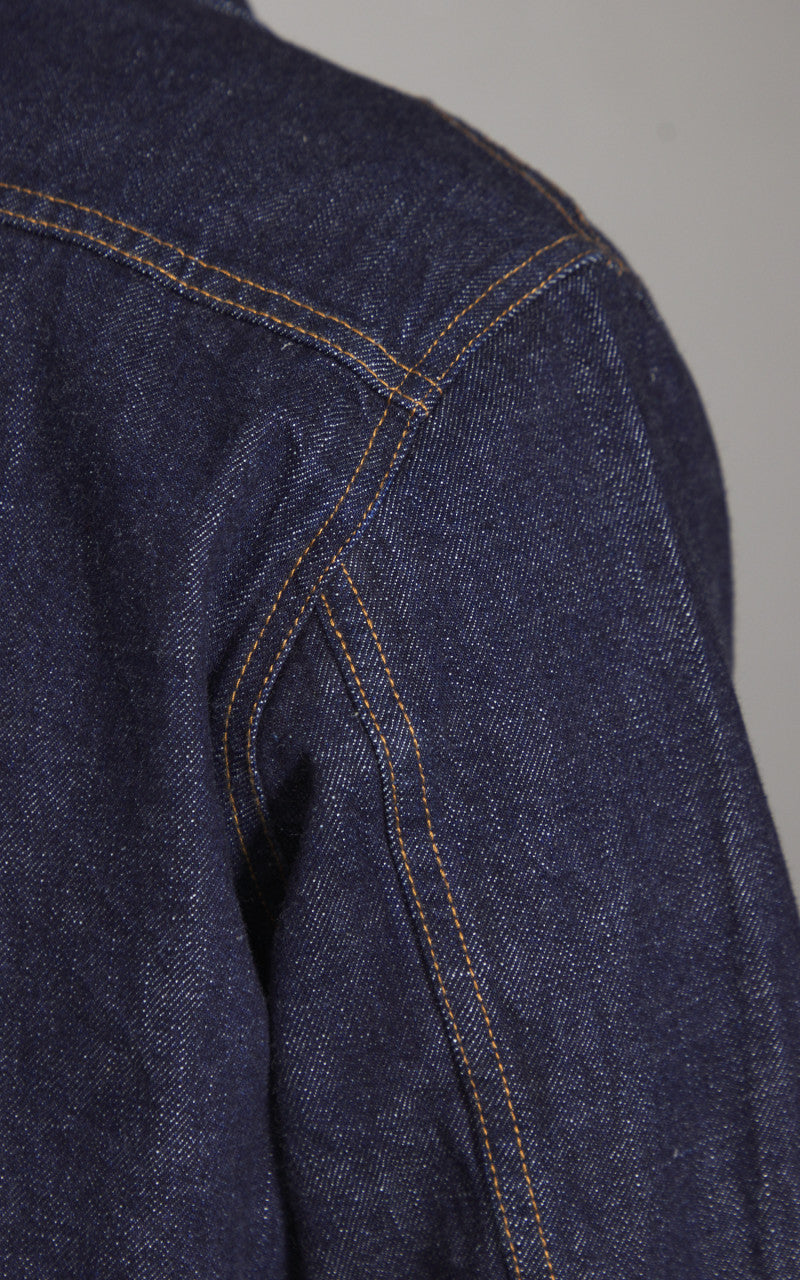 Eat Dust Fit 367XX Type Dust Denim Jacket Indigo Blue 14oz