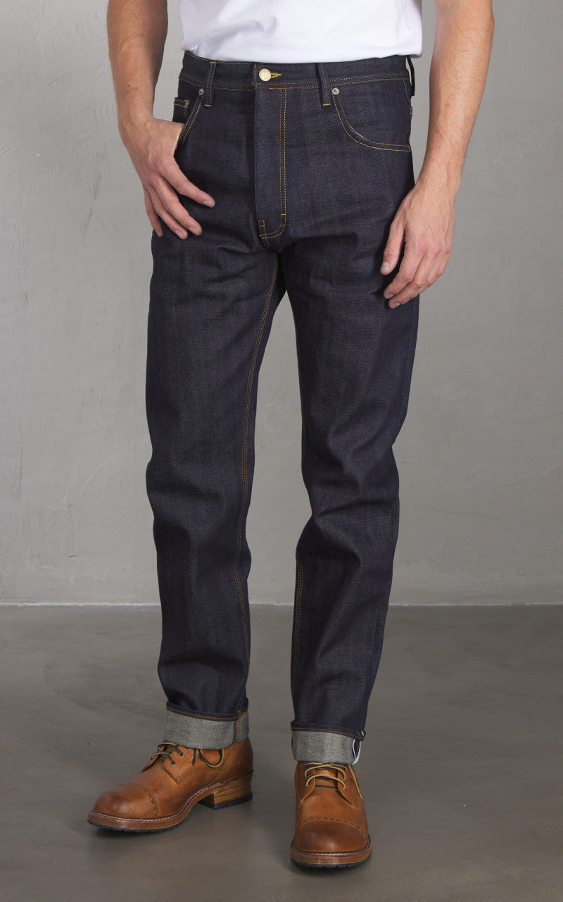 Eat Dust Fit 73 Loose Tapered Selvedge Denim Indigo Blue 13oz