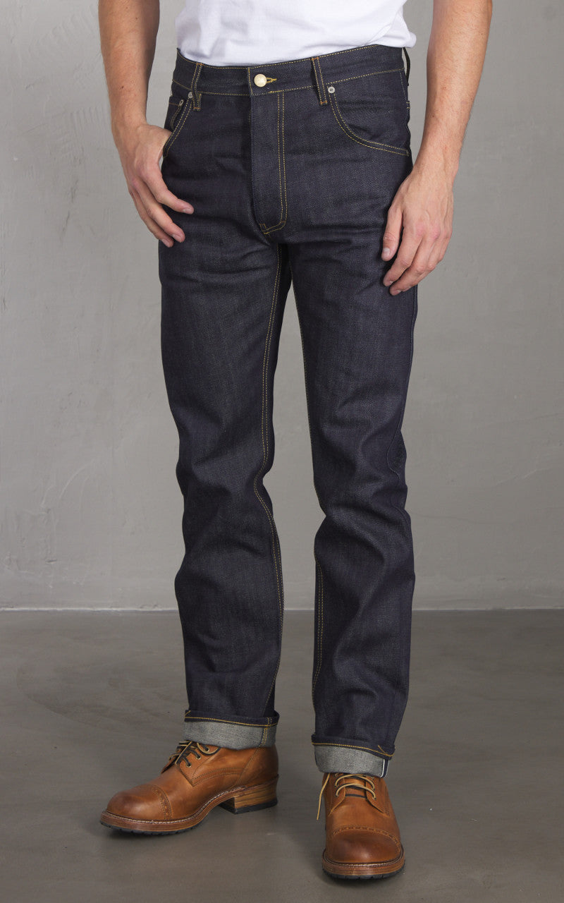 Eat Dust Fit 76 Regular Straight Selvedge Denim Indigo Blue 13oz