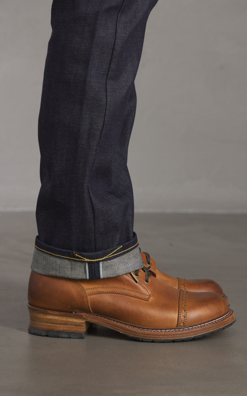 Eat Dust Fit 76 Regular Straight Selvedge Denim Indigo Blue 13oz