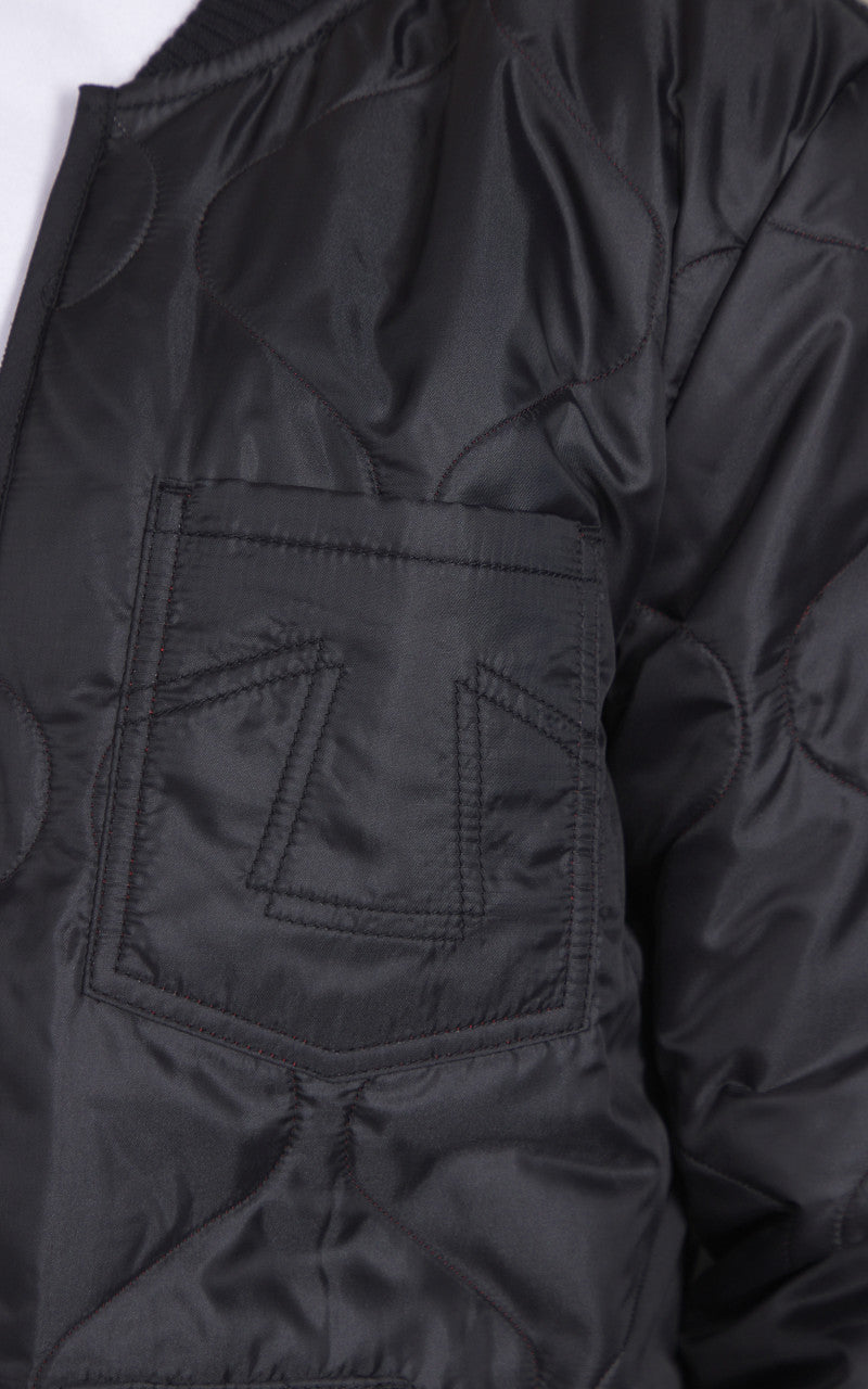 Eat Dust Type 2 Frostbite Quilted Nylon Jacket Black