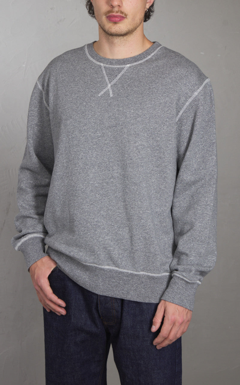 Eat Dust Skull Core Sweatshirt Grey Melange