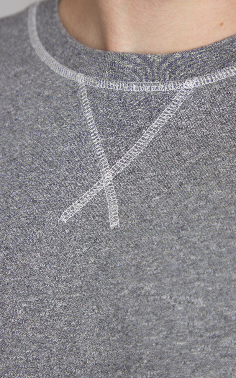 Eat Dust Skull Core Sweatshirt Grey Melange