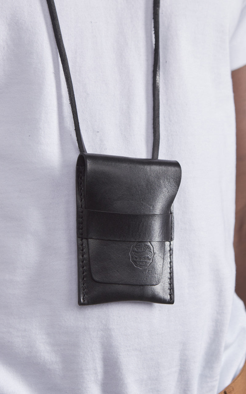 Eat Dust Chopper Pouch Leather Black