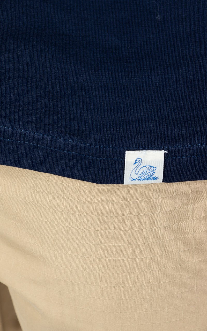 Merz b. Schwanen CTP01 Crew Neck Pocket Tee Deep Blue