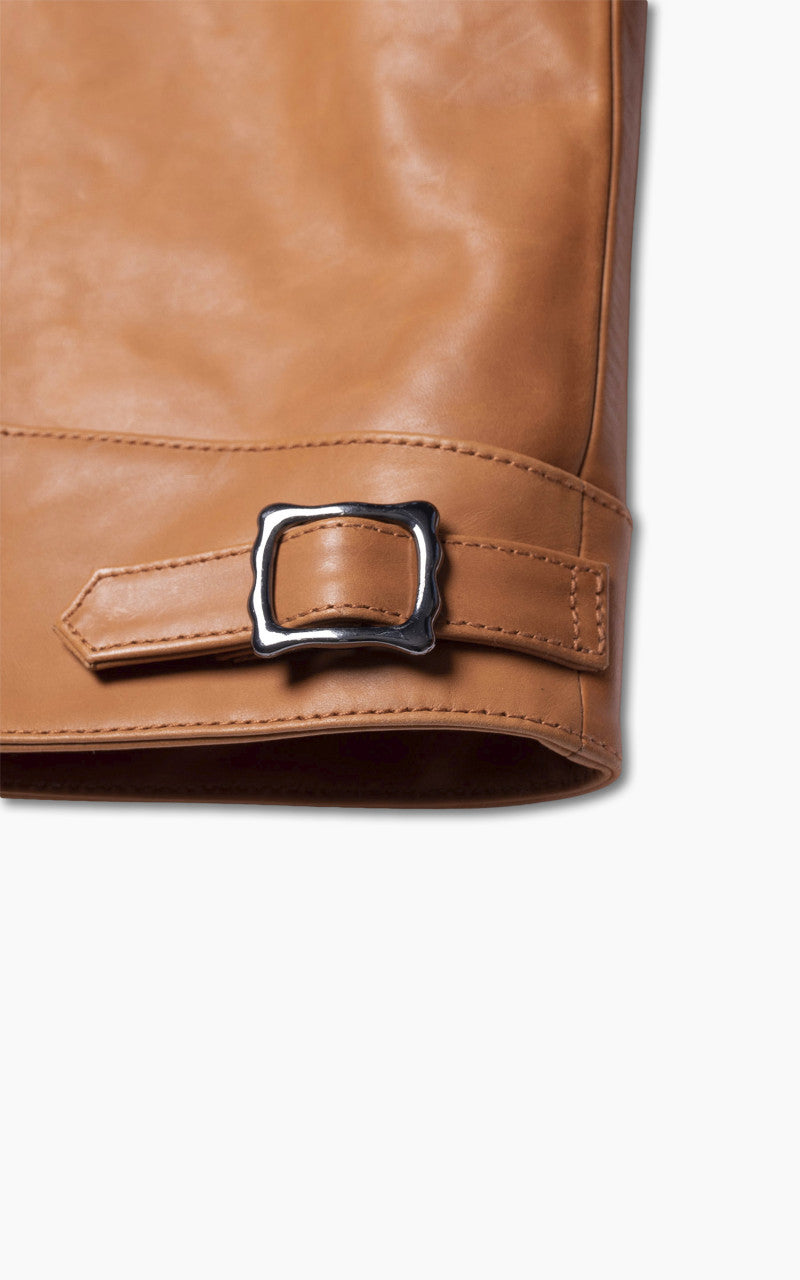 Nudie Jeans Eddy Nappa Leather Jacket Cognac