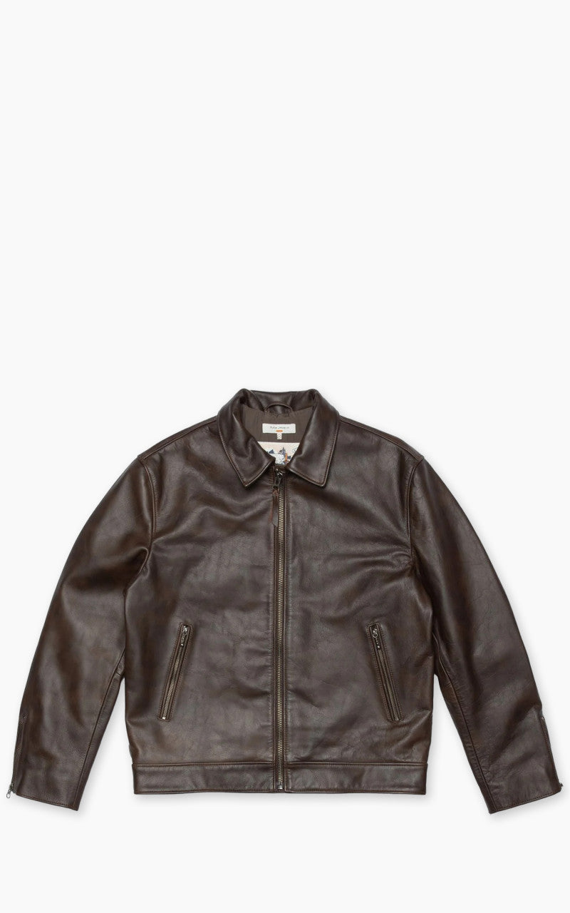 ジャケット・アウター NUDIE JEANS Eddy Rider Leather Jacket Nudie Jeans Eddy Rider Leather Jacket Black - Mildblend