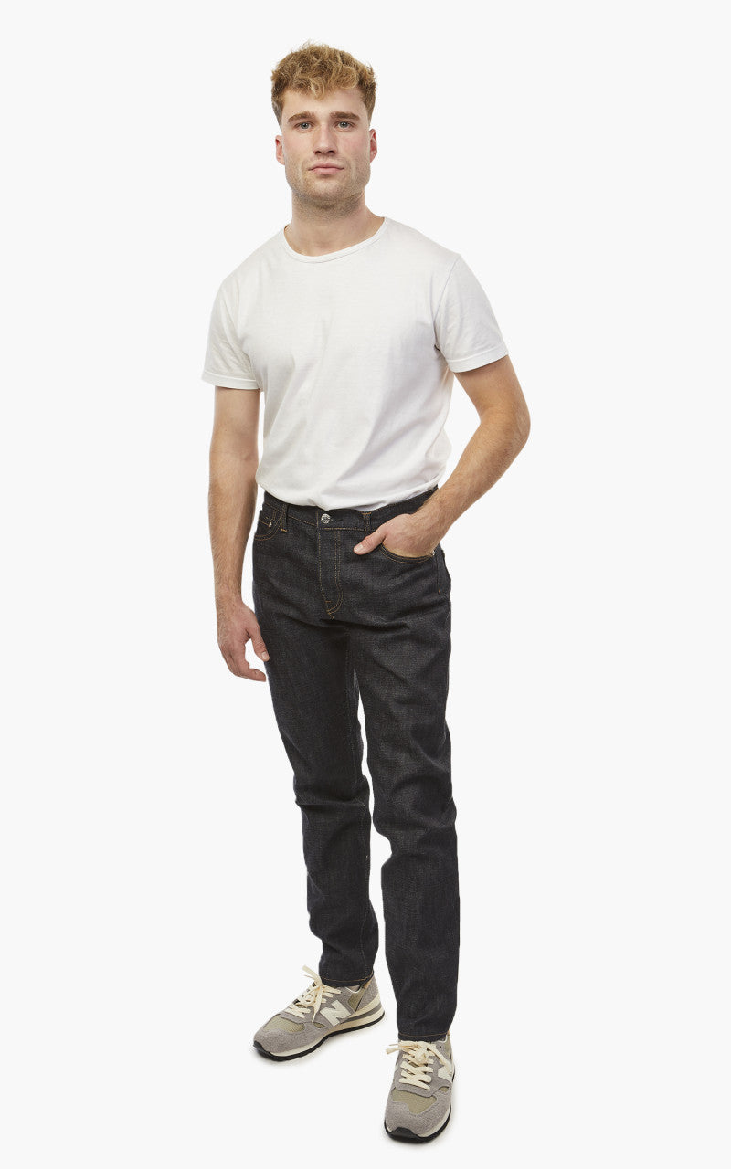 Edwin Regular Tapered "Made in Japan" Nihon Menpu Dark Pure Indigo Rainbow Selvage